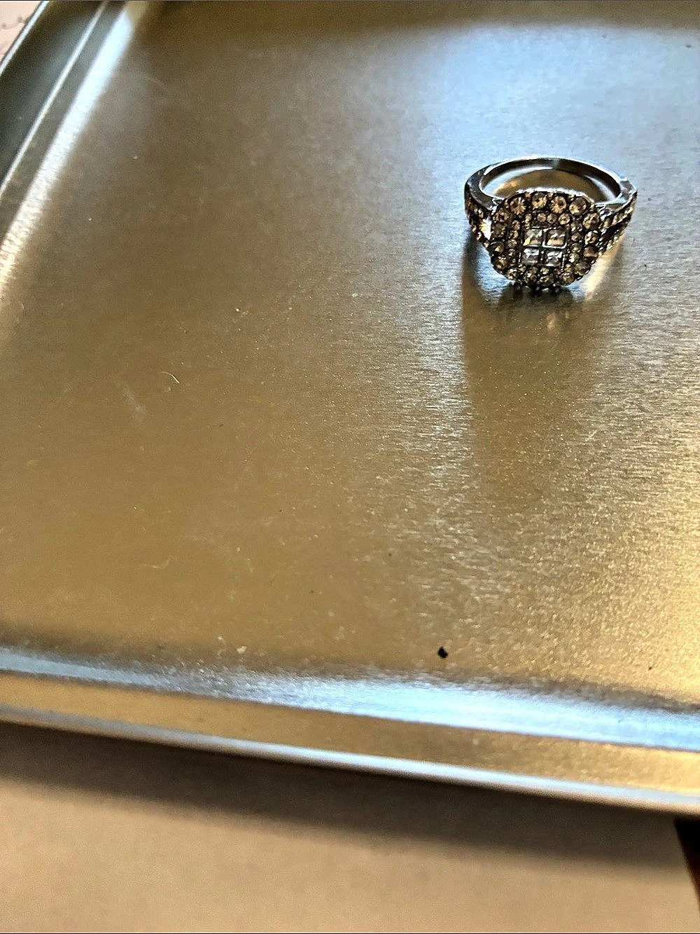 Crystal Statement Ring - Picture 2 of 3